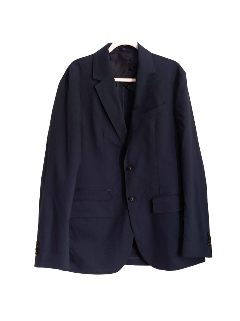 Faherty Movement Blazer Navy Stretch Performance Sport Coat Travel Wedding L